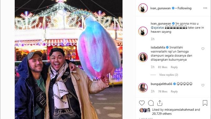 penyebab mantan asisten ivan gunawan meninggal