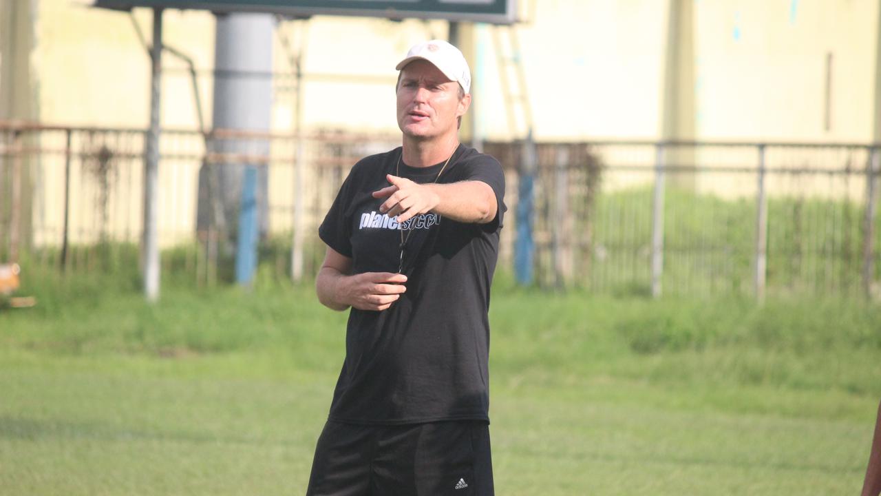 Pelatih Persiba, Timo Scheunemann (Liputan6.com / Abelda Gunawan)