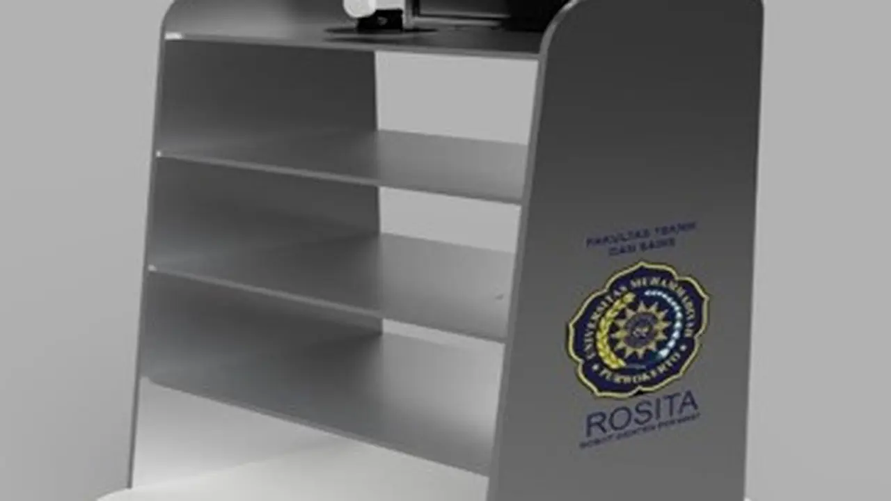 Rosita, robot asisten perawat karya Universitas Muhammadiyah Purwokerto. (Foto: Liputan6.com/UMP)