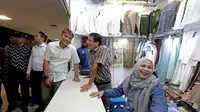 Eri Cahyadi saat menghadiri pembukaan sejumlah toko di Pasar Turi Baru Surabaya. (Istimewa)