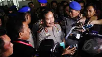 Komjen Pol Badrodin Haiti usai mengikuti Uji kelayakan dan kepatutan (fit and proper test) calon Kapolri di Komisi III DPR, Jakarta, Kamis (16/4/2015). (Liputan6.com/Helmi Afandi)