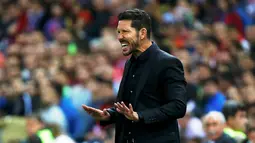 Pelatih Atletico Madrid, Diego "Cholo" Simeone (REUTERS/Andrea Comas)