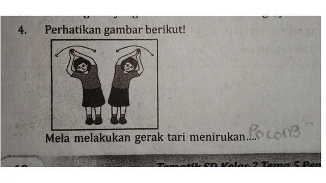 6 Soal Ujian Bergambar Nyeleneh Ini Tidak Jelas, Bikin Siswa Jadi Bingung