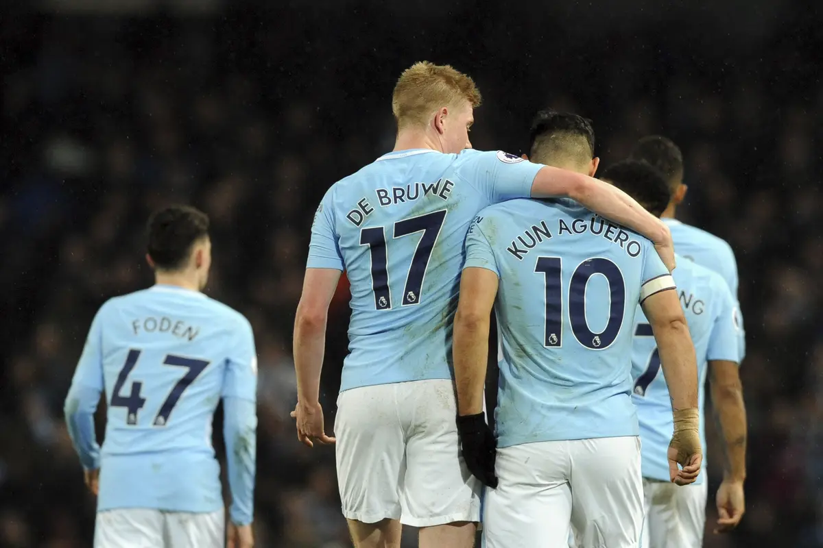 Sergio Aguero dan Kevin de Bruyne