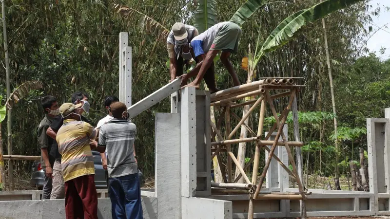 Warga Purworejo Dapat Hunian Tahan Gempa