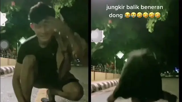 Viral Pria Ini Tepati Janji Jungkir Balik Setelah Pesannya Dibalas, Bikin Ngakak