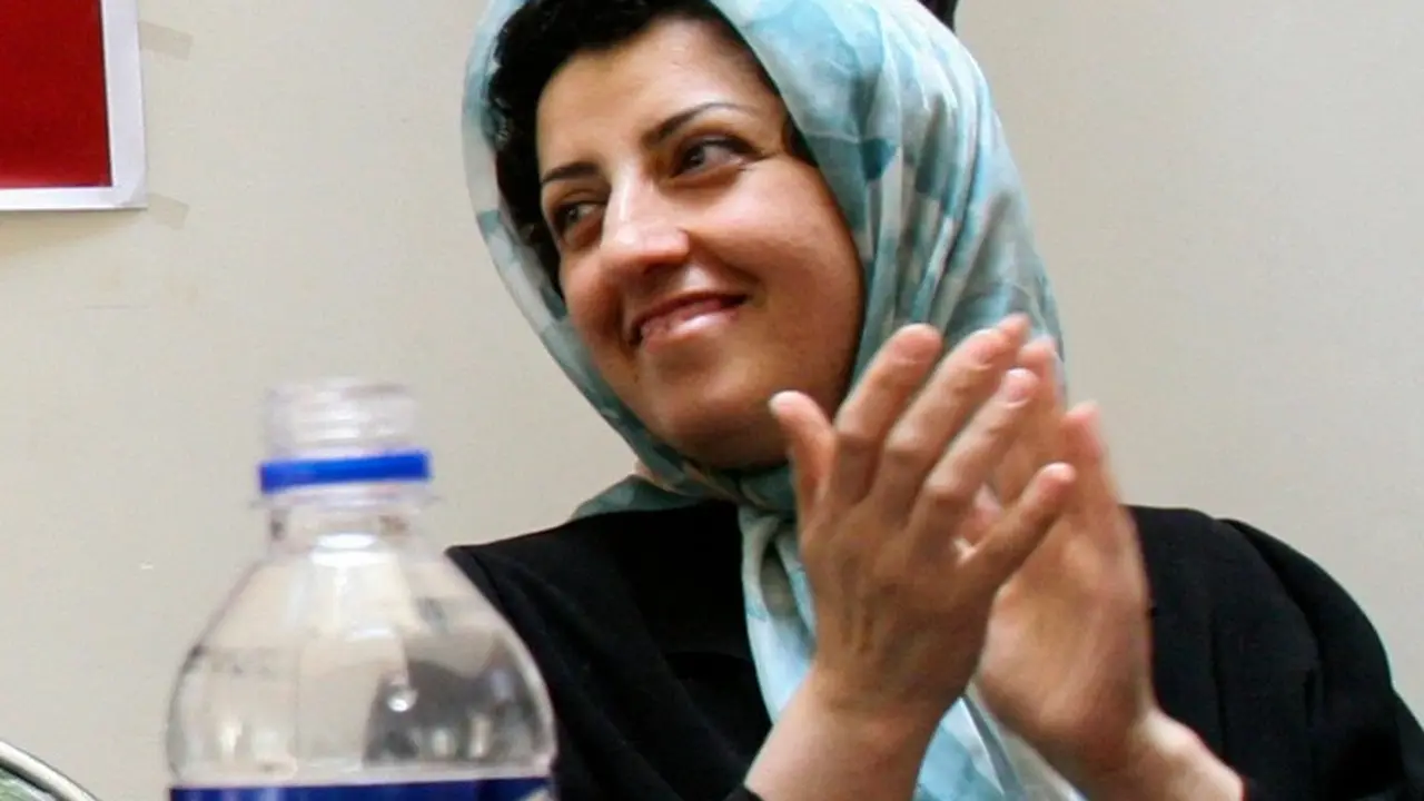 Peraih Nobel Perdamaian Narges Mohammadi pada 3 Juli 2008.