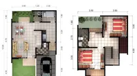 5 Denah Rumah Minimalis 3 Lantai dengan Tata Ruang Optimal, Nyaman dan Fungsional