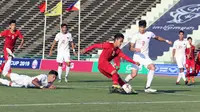 Duel Timnas Vietnam U-22 vs Timnas Filipina U-22 di Piala AFF U-22 2019 di Olympic Stadium, Minggu (17/2/2019). (Bola.com/Dok. VFF)