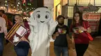 Tidak hanya Semarang, pekan ini Maskot Piala Dunia 2022 Qatar, La'Eeb juga sambangi Kota Bandung. (Procomm Surya Citra Media)
