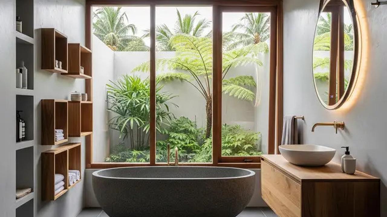 9 Model Desain Kamar Mandi Dalam Kamar, Solusi Privasi dan Estetika Modern