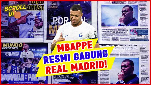VIDEO: Kylian Mbappe Resmi Gabung Real Madrid, Namun Timbulkan Pro dan Kontra