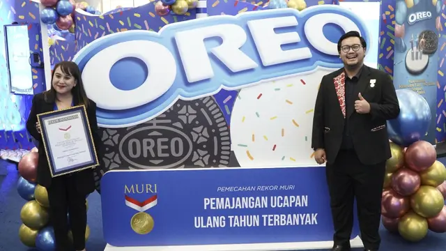 Oreo berkolaborasi dengan HALUU World Hingga Berhasil Pecahkan Rekor MURI, credit: Oreo