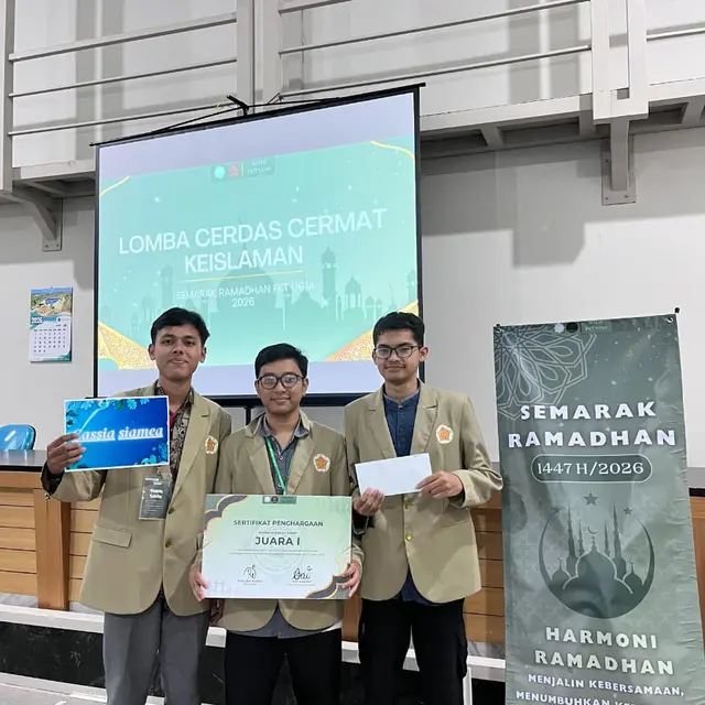 Fauzian Abdillah penerima beasiswa SMART Scholarship YBM BRILiaN hingga bisa lolos UGM