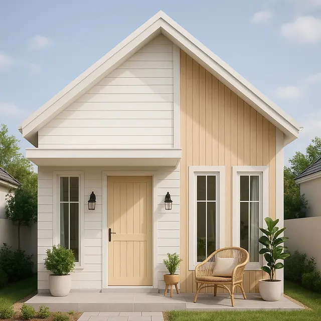 Desain Rumah Ukuran 8x9 Tampak Depan