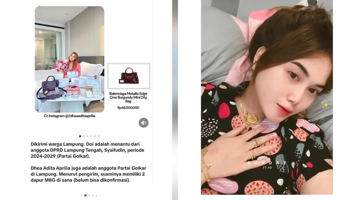 Viral Menantu Pamer Kekayaan, Anggota DPRD Lampung Tengah Buka Suara