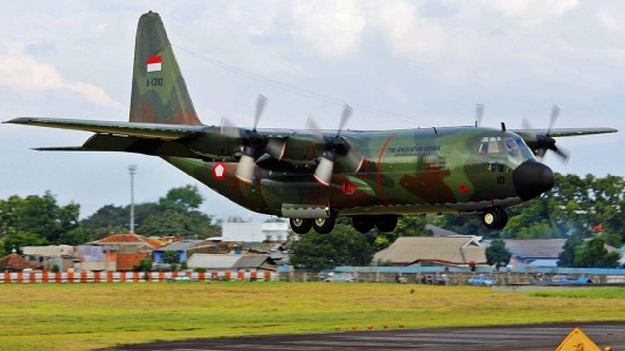 Ini Hercules A-1310 yang jatuh di Medan saat masih eksis
