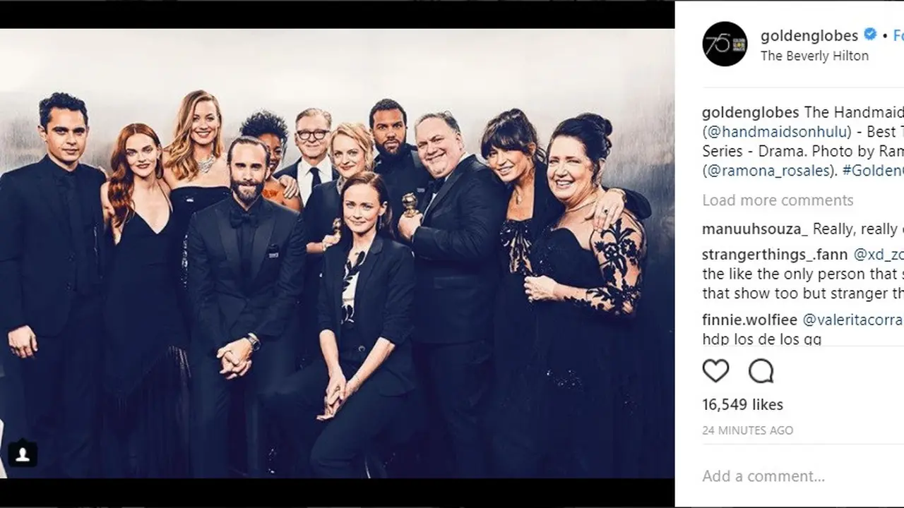 Alasan di Balik Busana Hitam Selebritas dalam Ajang Golden Globes