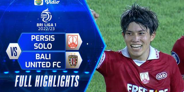 VIDEO: Highlights BRI Liga 1, Dua Gol Ryo Matsumura Antarkan Persis Solo Menang 2-0 atas Bali United