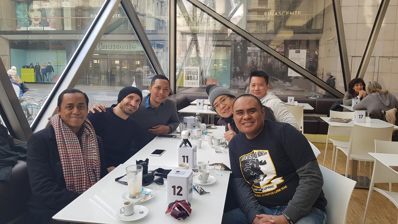 Pegiat Turun Turin bersama Giorgio Chiellini