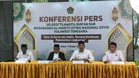 Dirjen Bimas Islam, Abu Rokhmad, saat jumpa pers di Kantor Kementerian Agama Jakarta, Selasa (7/10/2025) (Istimewa)