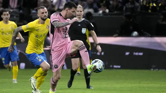 Foto: Ronaldo Duduk Manis, Al-Nassr Hajar Inter Miami 6-0 di Laga Persahabatan