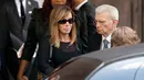 Putri semata wayang Joan Rivers, Melissa, menyampaikan pidato pendek berisi penghormatan kepada komedian terkenal tersebut di Temple Emanu-El, New York, Minggu (7/9/14). (D Dipasupil/Getty Images/AFP) 