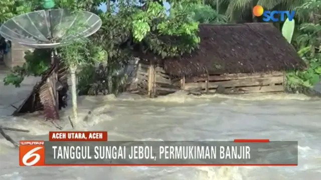 Akibat peristiwa ini satu rumah warga hanyut terbawa air dan ratusan rumah terendam banjir setinggi 1 meter.