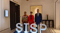 Dirjen Perhubungan Arif Toha, Dubes Swedia Marina Berg, dan Kemenlu Swedia Per-Arne Hjelmborn di SISP Week 2022.  (Liputan6.com/Anissa Rizky)