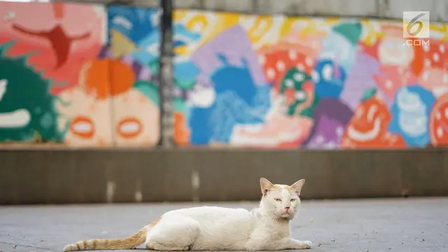 Mural Cikini Hiasi Tembok Taman Ismail Marzuki