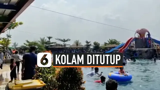 VIDEO: Viral, Kolam Renang di Bogor Dipadati Warga Langgar Prokes Covid-19