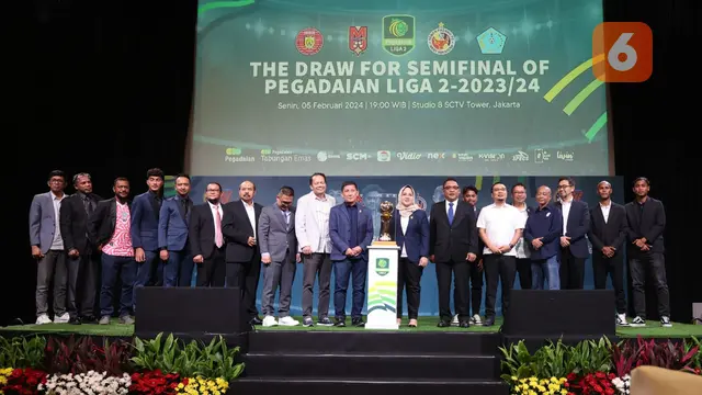 Drawing Semifinal Pegadaian Liga 2 2023/2024.