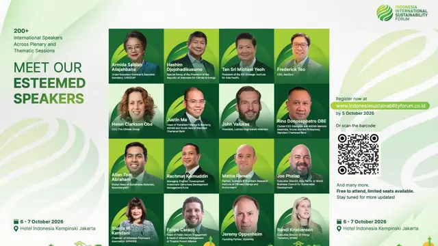 Indonesia International Sustainability Forum 2026 mempertemukan pemerintah, investor, dan pelaku usaha membahas pertumbuhan ekonomi berkelanjutan. (Dok ISF 2026)