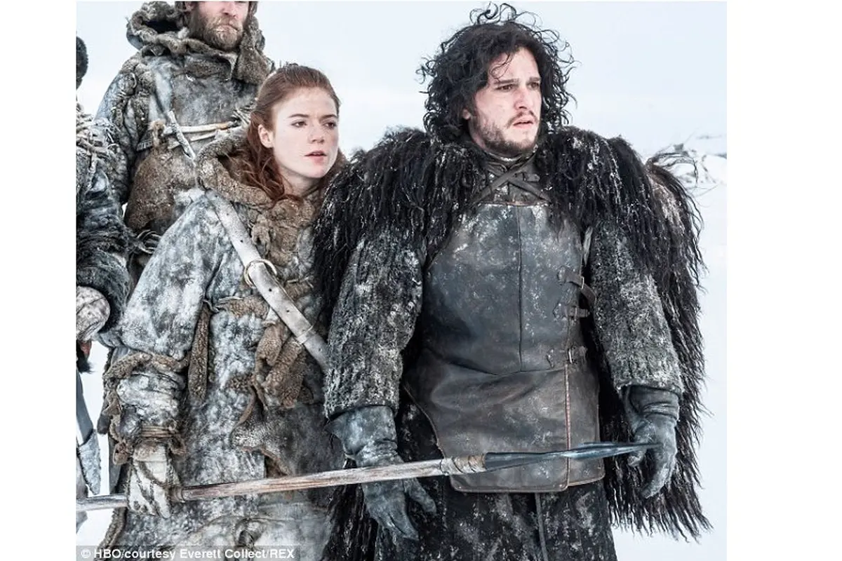 Kit Harington dan Rose Leslie .