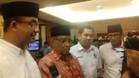Ditemani Hary Tanoe, Anies - Sandi Minta Doa Restu PBNU