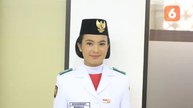 Aisyah Rahmawati, Paskibraka Nasional 2019 dari Bengkulu (/Aditya Eka Prawira)