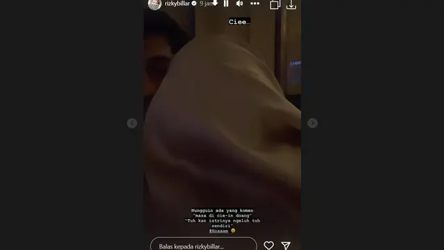 Rizky Billar Ramai Diprotes Warganet Karena Tak Unggah Potret Lesti Kejora yang Borong Penghargaan di SCTV Music Awards 2023. (instagram.com/rizkybillar)`