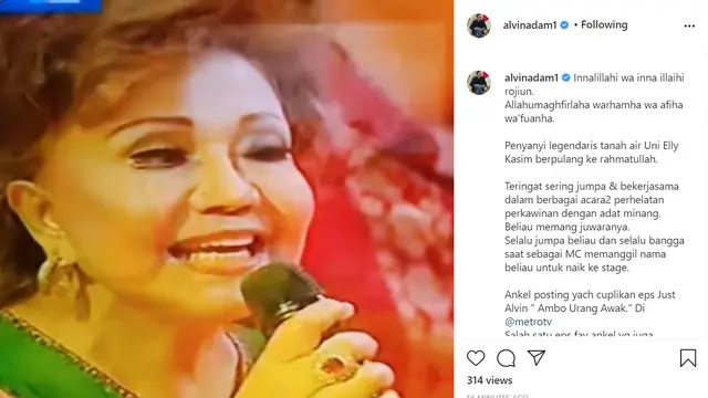 Elly Kasim (Foto: Instagram/@alvinadam1)