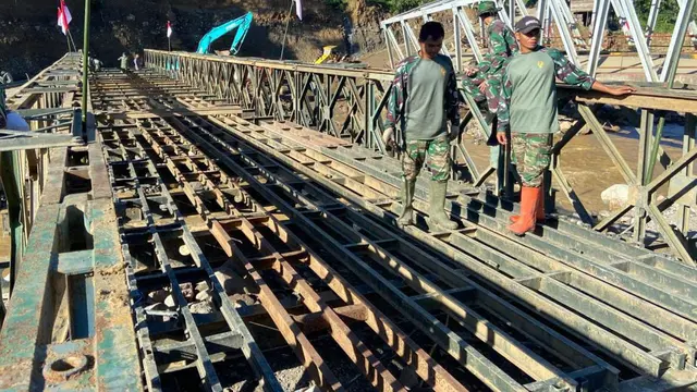 11 Jembatan Bailey di Aceh Sudah Rampung 100%, Pembangunan di 15 Titik Masih Berlanjut