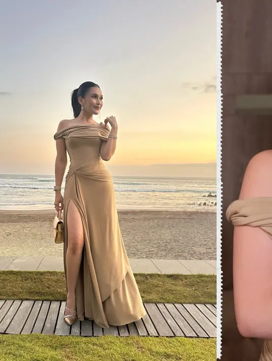 Ayu Ting Ting kembali mencuri perhatian saat dirinya hadir dalam sebuah acara pernikahan di Bali [@ayutingting92]