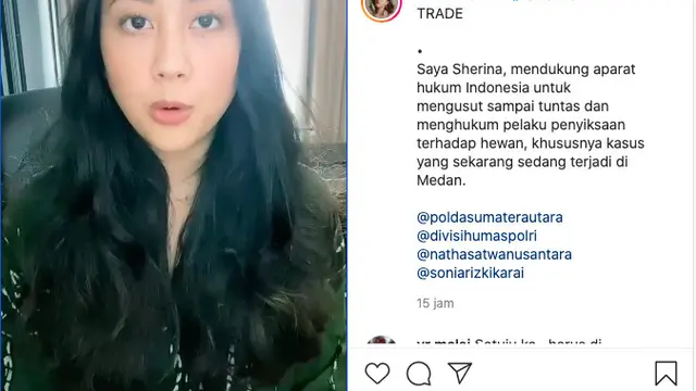 Sherina Munaf Ikut Bersuara Terkait Kasus Perburuan Kucing di Medan