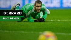 Legenda Liverpool, Steven Gerrard, tak segan memuji David De Gea.