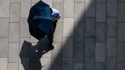 Gelombang panas yang berkepanjangan yang telah melanda sebagian besar wilayah Korea Selatan. (Anthony WALLACE/AFP)