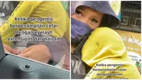Tampil Cetar, Video Pengemis Wanita Pakai Eyelash Extension dan Nail Art Ini Viral