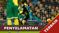 Video highlights 5 penyelamatan terbaik Premier League Inggris pekan ke-14.