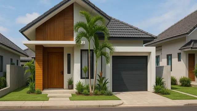Gambar Desain Rumah 6x9 dengan Garasi