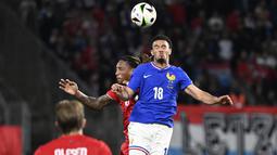 Timnas Prancis membuktikan status mereka sebagai tim unggulan Euro 2024 dengan menghajar Luksemburg 3-0. (Jean-Christophe VERHAEGEN / AFP)