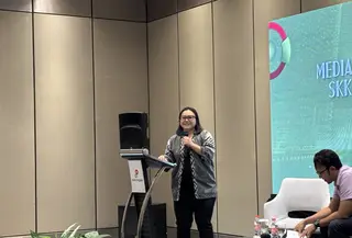 Vice President Bidang Dukungan Bisnis SKK Migas Maria Kristanti. (Liputan6.com/Ady Anugrahadi)