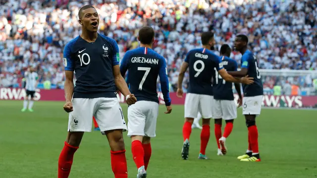 Prancis Melaju ke 8 Besar Piala Dunia 2018