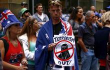 Protes teror di Paris, warga Australia gelar unjuk rasa anti-Islam
